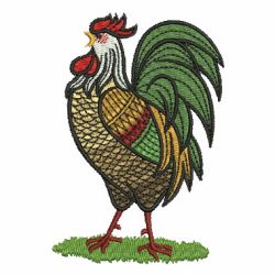 Folk Fowl 08 machine embroidery designs