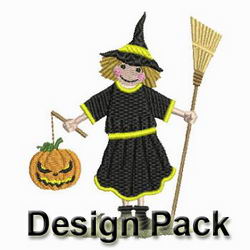 Halloween Witch machine embroidery designs