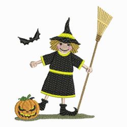 Halloween Witch 02 machine embroidery designs