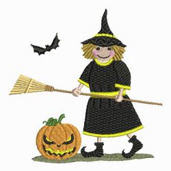 Halloween Witch 05 machine embroidery designs