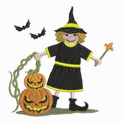 Halloween Witch 06 machine embroidery designs