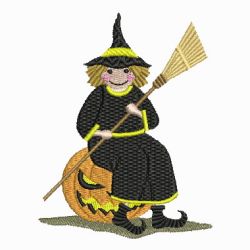 Halloween Witch 08 machine embroidery designs