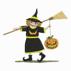 Halloween Witch 09 machine embroidery designs