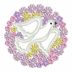 Fancy Doves 01 machine embroidery designs