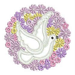 Fancy Doves 02 machine embroidery designs