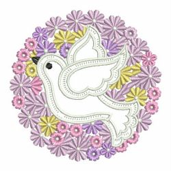 Fancy Doves 03 machine embroidery designs