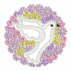 Fancy Doves 04 machine embroidery designs