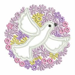 Fancy Doves 07 machine embroidery designs