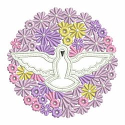Fancy Doves 09 machine embroidery designs