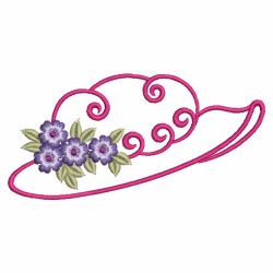 Swirl Hat 03 machine embroidery designs