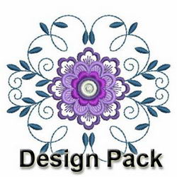 Heirloom Elegant Flower machine embroidery designs