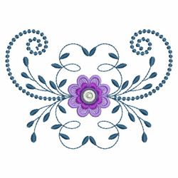 Heirloom Elegant Flower 02 machine embroidery designs