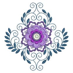 Heirloom Elegant Flower 06 machine embroidery designs