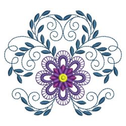 Heirloom Elegant Flower 07 machine embroidery designs