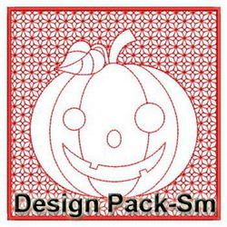 Halloween Pumpkin Quilt(Sm) machine embroidery designs