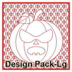 Halloween Pumpkin Quilt(Lg) machine embroidery designs