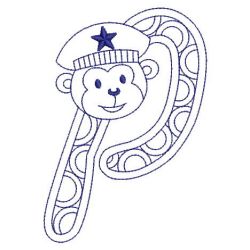 Redowrk Monkey Alphabets 16(Sm) machine embroidery designs