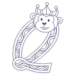 Redowrk Monkey Alphabets 17(Lg) machine embroidery designs