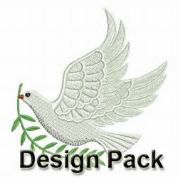 Dove of Peace machine embroidery designs