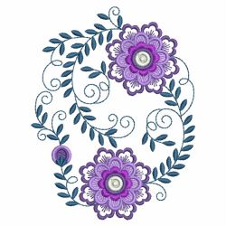Heirloom Elegant Flower 2 02(Sm) machine embroidery designs
