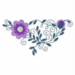 Heirloom Elegant Flower 2 08(Sm) machine embroidery designs