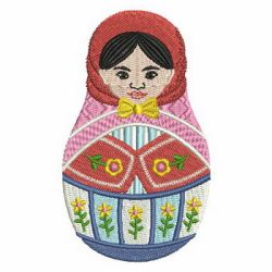 Russian Nesting Doll 01 machine embroidery designs
