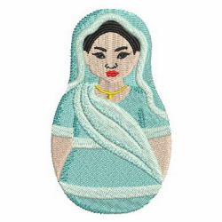 Russian Nesting Doll 03 machine embroidery designs