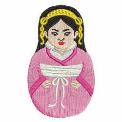 Russian Nesting Doll 04 machine embroidery designs