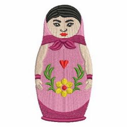 Russian Nesting Doll 05 machine embroidery designs