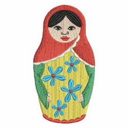 Russian Nesting Doll 08 machine embroidery designs