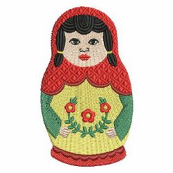 Russian Nesting Doll 10 machine embroidery designs
