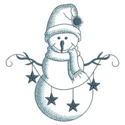 Bluework Snowman 1 03(Sm)