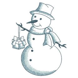 Bluework Snowman 1 04(Lg)