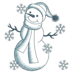 Bluework Snowman 1 09(Lg)