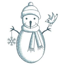 Bluework Snowman 2 05(Lg)