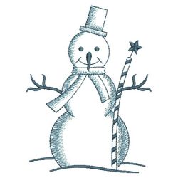 Bluework Snowman 2 10(Lg)