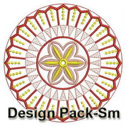 Fancy Round Symmetry(Sm) machine embroidery designs