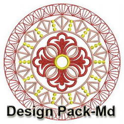 Fancy Round Symmetry(Md) machine embroidery designs