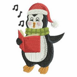 Christmas Penguin 02 machine embroidery designs