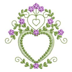 Heirloom Flower & Ribbon 1 03 machine embroidery designs