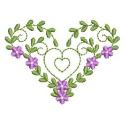 Heirloom Flower & Ribbon 1 04 machine embroidery designs