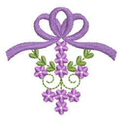 Heirloom Flower & Ribbon 1 05 machine embroidery designs