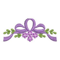 Heirloom Flower & Ribbon 1 06 machine embroidery designs