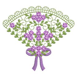 Heirloom Flower & Ribbon 1 07 machine embroidery designs