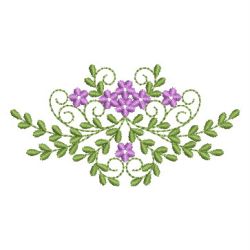 Heirloom Flower & Ribbon 2 05 machine embroidery designs