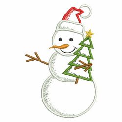 Holiday Snowman 08 machine embroidery designs
