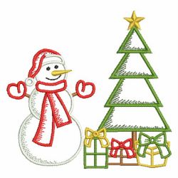 Holiday Snowman 10 machine embroidery designs