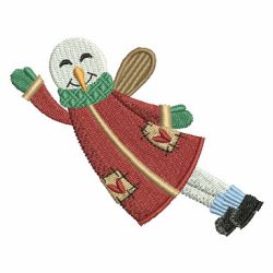 Country Snowman 03 machine embroidery designs