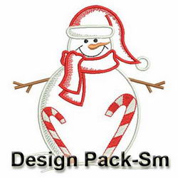 Holiday Snowman 2(Sm) machine embroidery designs