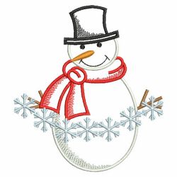 Holiday Snowman 2 01(Lg) machine embroidery designs